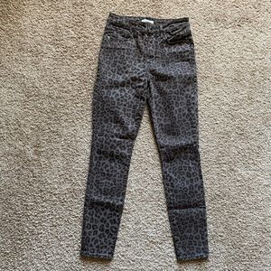 Good American “Good Legs” Leopard Print